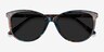 Calypso Floral AcetateSunglass Frames from EyeBuyDirect, Closed View