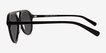 Jakarta Black AcetateSunglass Frames from EyeBuyDirect, Side View