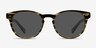 Till Dawn Brown Striped AcetateSunglass Frames from EyeBuyDirect, Front View