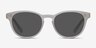 Till Dawn Matte White AcetateSunglass Frames from EyeBuyDirect, Front View