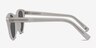 Till Dawn Matte White AcetateSunglass Frames from EyeBuyDirect, Side View