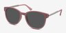 Terracotta Matte Pink PlasticSunglass Frames from EyeBuyDirect, Angle View