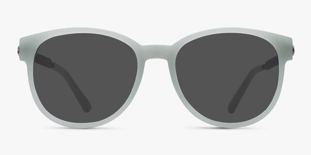 Terracotta Light Green MetalSunglass Frames from EyeBuyDirect, Front View