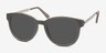 Terracotta Dark Green PlasticSunglass Frames from EyeBuyDirect, Angle View