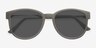 Terracotta Dark Green PlasticSunglass Frames from EyeBuyDirect, Closed View