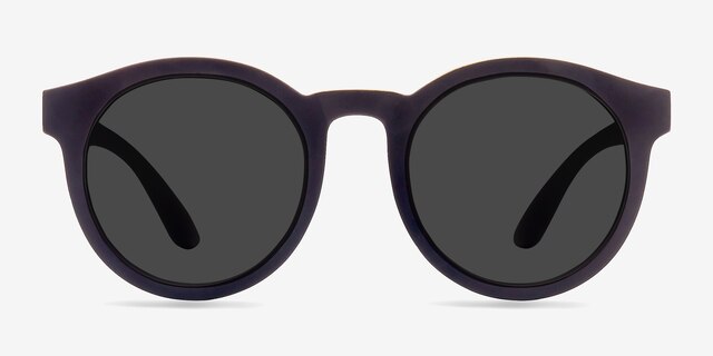 Oasis Matte Coffee PlasticSunglass Frames from EyeBuyDirect, Front View