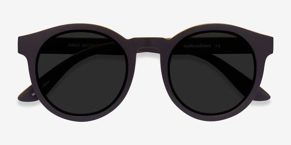 Matte Coffee Oasis -  Plastic Sunglasses