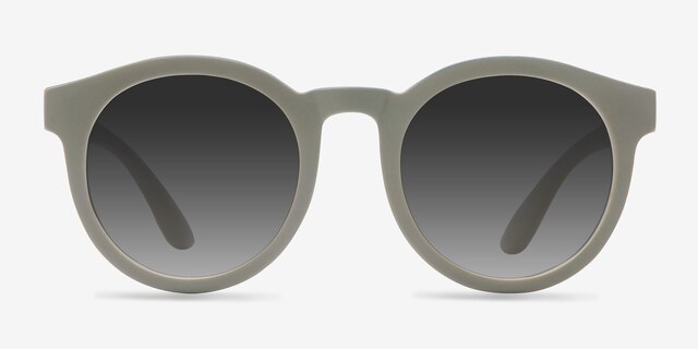 Oasis Pistachio PlasticSunglass Frames from EyeBuyDirect, Front View