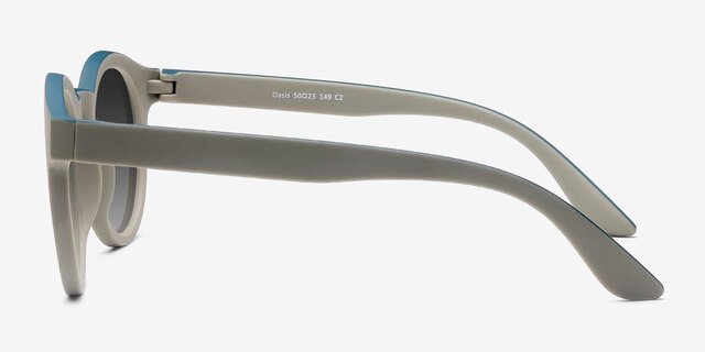 Oasis Pistachio PlasticSunglass Frames from EyeBuyDirect, Side View