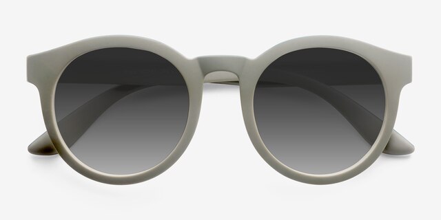 Oasis Pistachio PlasticSunglass Frames from EyeBuyDirect, Closed View