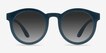Oasis Matte Blue PlasticSunglass Frames from EyeBuyDirect, Front View