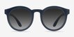 Oasis Matte Navy PlasticSunglass Frames from EyeBuyDirect, Front View
