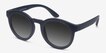 Oasis Matte Navy PlasticSunglass Frames from EyeBuyDirect, Angle View