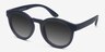 Oasis Matte Navy PlastiqueSoleil de Lunette de vue d'EyeBuyDirect, Vue d'Angle