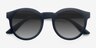 Oasis Matte Navy PlastiqueSoleil de Lunette de vue d'EyeBuyDirect, Vue Rapprochée