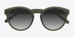 Taylor Matte Green PlasticSunglass Frames from EyeBuyDirect, Closed View