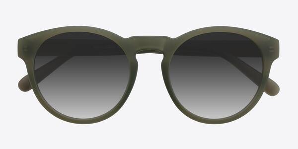 Vert Mat Taylor -  Plastique Sunglasses