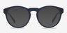 Taylor Matte Navy PlastiqueSoleil de Lunette de vue d'EyeBuyDirect, Vue de Face