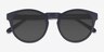 Taylor Matte Navy PlastiqueSoleil de Lunette de vue d'EyeBuyDirect, Vue Rapprochée