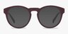 Taylor Marsala PlastiqueSoleil de Lunette de vue d'EyeBuyDirect, Vue de Face