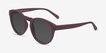 Taylor Marsala PlasticSunglass Frames from EyeBuyDirect, Angle View