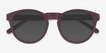Taylor Marsala PlasticSunglass Frames from EyeBuyDirect, Closed View