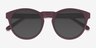 Taylor Marsala PlastiqueSoleil de Lunette de vue d'EyeBuyDirect, Vue Rapprochée