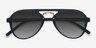Chips Black PlasticSunglass Frames from EyeBuyDirect, Closed View