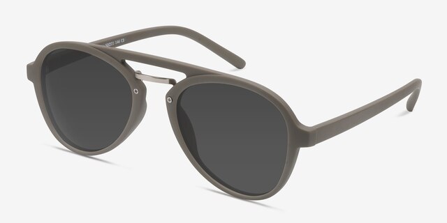 Chips Light Green PlasticSunglass Frames from EyeBuyDirect, Angle View