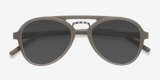 Chips Light Green PlasticSunglass Frames from EyeBuyDirect, Closed View