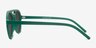 Chips Green PlasticSunglass Frames from EyeBuyDirect, Side View