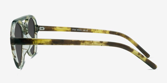 Chips Écailles PlastiqueSoleil de Lunette de vue d'EyeBuyDirect, Vue de Côté