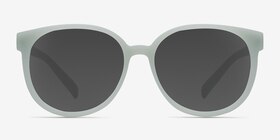 Dundee Bleu pâle Plastique Soleil de Lunette de vue d'EyeBuyDirect, Vue de Face