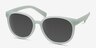 Dundee Bleu pâle PlastiqueSoleil de Lunette de vue d'EyeBuyDirect, Vue d'Angle