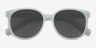 Dundee Bleu pâle PlastiqueSoleil de Lunette de vue d'EyeBuyDirect, Vue Rapprochée