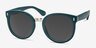 Vedette Vert Mat Plastic-metalSoleil de Lunette de vue d'EyeBuyDirect, Vue d'Angle