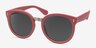 Vedette Matte Pink MetalSunglass Frames from EyeBuyDirect, Angle View