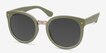 Vedette Matte Olive Plastic, MetalSunglass Frames from EyeBuyDirect, Angle View