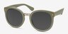 Vedette Matte Olive Plastic-metalSunglass Frames from EyeBuyDirect, Angle View