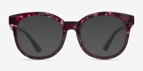 Elena Fleuries Plastique Soleil de Lunette de vue d'EyeBuyDirect, Vue de Face