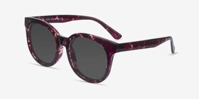 Elena Fleuries Plastique Soleil de Lunette de vue d'EyeBuyDirect, Vue d'Angle