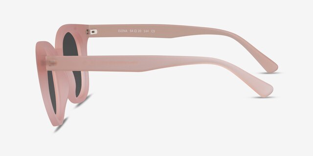 Elena Matte Brown PlastiqueSoleil de Lunette de vue d'EyeBuyDirect, Vue de Côté