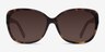 Sevilla Tortoise AcetateSunglass Frames from EyeBuyDirect, Front View
