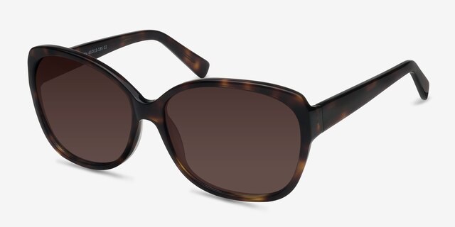 Sevilla Tortoise AcetateSunglass Frames from EyeBuyDirect, Angle View