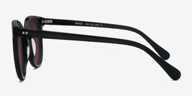 Meraki Noir Acétate Soleil de Lunette de vue d'EyeBuyDirect, Vue de Côté