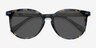 Meraki Blue Floral AcetateSunglass Frames from EyeBuyDirect, Closed View