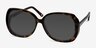 Petra Tortoise AcetateSunglass Frames from EyeBuyDirect, Angle View