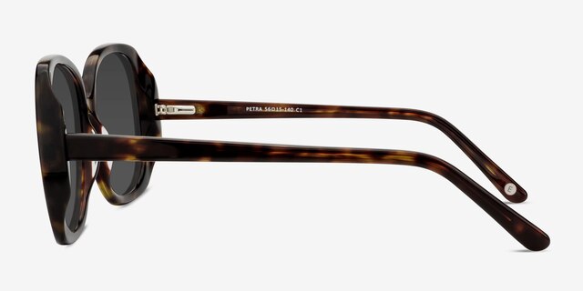 Petra Tortoise AcetateSunglass Frames from EyeBuyDirect, Side View