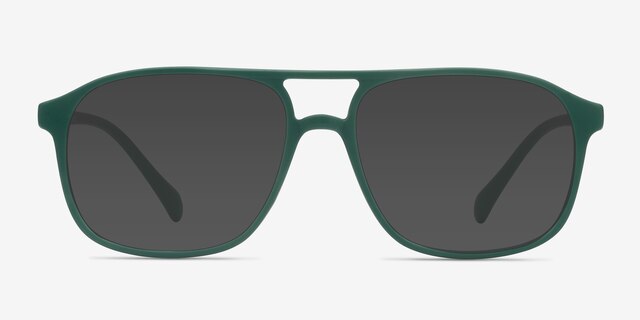 Mead Green PlasticSunglass Frames from EyeBuyDirect, Front View