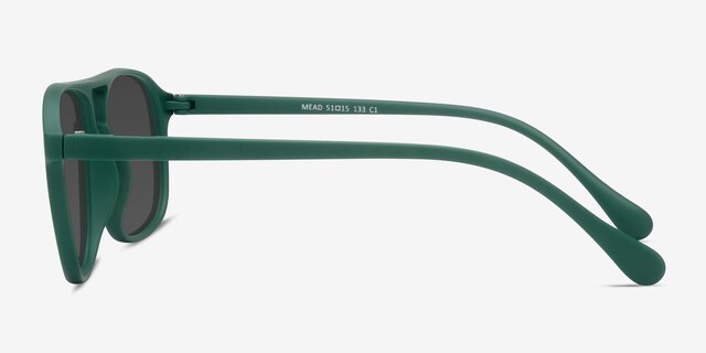 Mead Green PlasticSunglass Frames from EyeBuyDirect, Side View